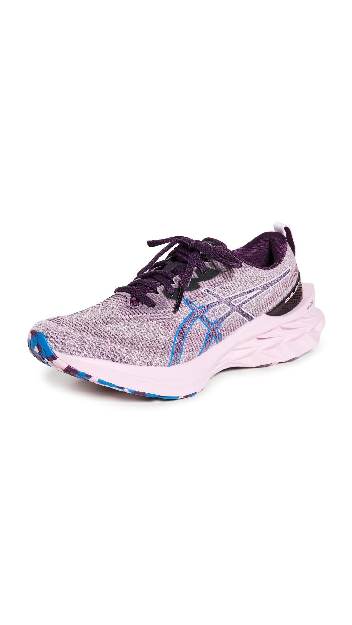 ASICS Women's NOVABLAST 2 LE Running Shoes 11 Deep Plum/Barely Rose