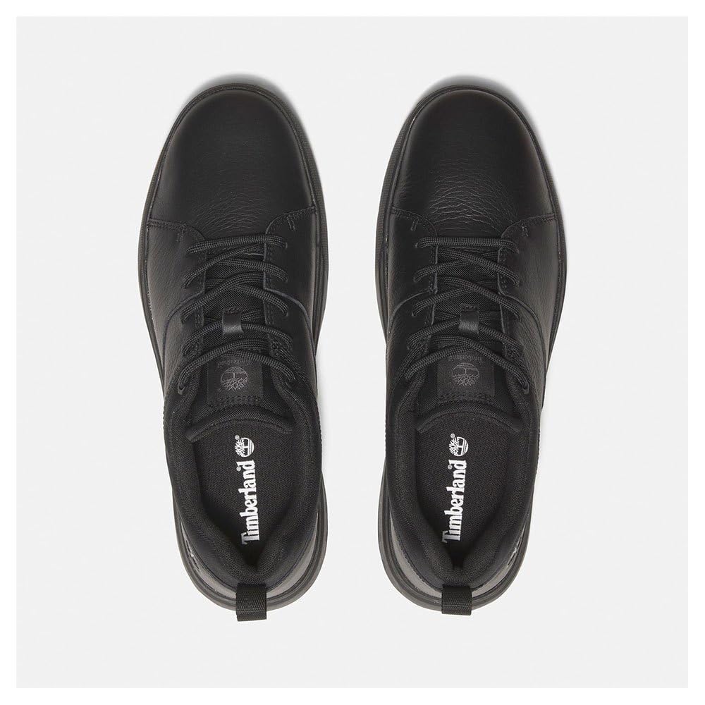 Timberland Men's Maple Grove Low Lace Up Sneaker, Black Full Grain, 11 Wide