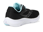 Saucony Women's Convergence Sneaker, Black/Aqua, 10.5