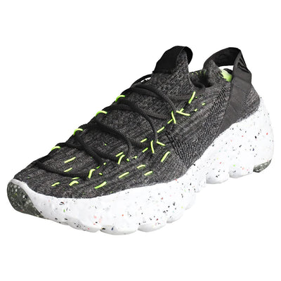 Nike mens Space Hippie 04, Black/Black-volt-white, 12