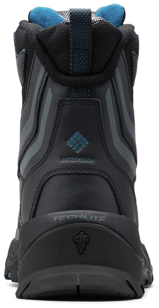 Columbia Men's Bugaboot Plus IV Omni-Heat, Black/Phoenix Blue, 13