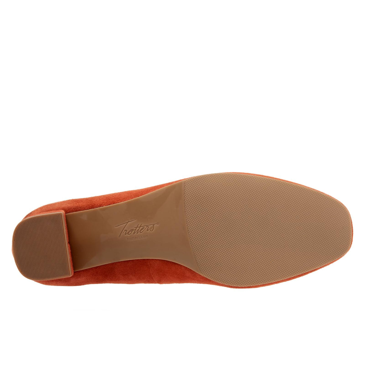 Trotters Women's Daria Pump, Terracotta Suede, 12
