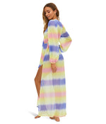 Beach Riot Shiloh Cover-Up Cotton Candy Ombre Shine LG