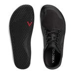 Vivobarefoot Primus Lite III, Mens Vegan Light Breathable Shoe with Barefoot Sole Obsidian