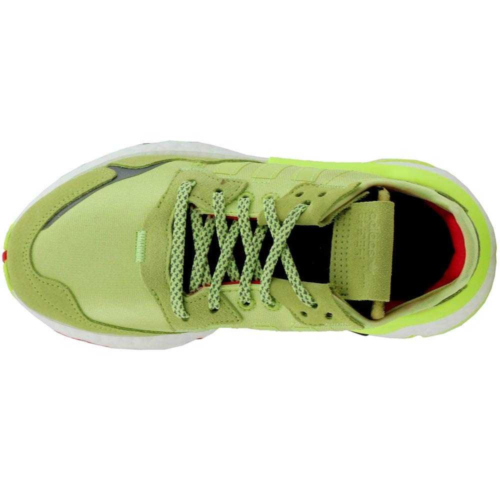 adidas Womens Nite Jogger Lace Up Sneakers Shoes Casual - Yellow - Size 5.5 B
