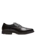 Rockport Men's Essential Details Water Proof Cap Toe Oxford,Black,9.5 M US