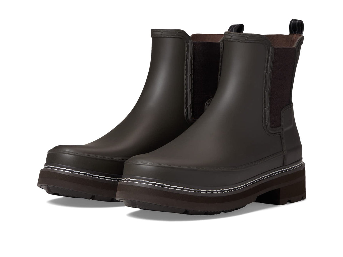 Hunter Refined Stitch Detail Chelsea Bitter Chocolate 11 M