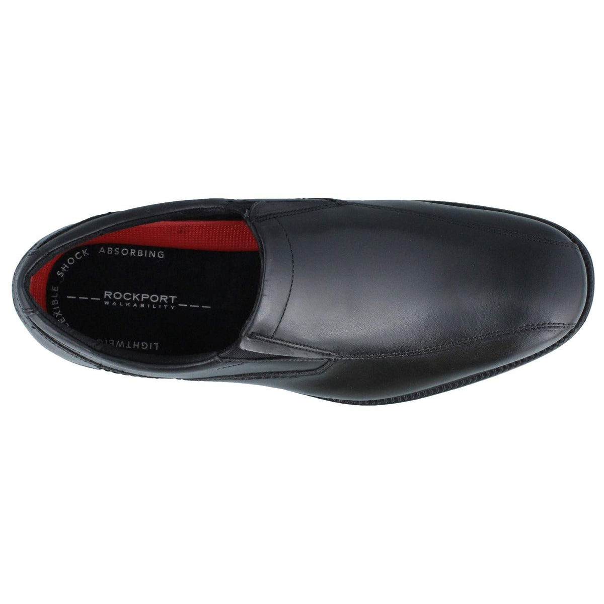 Rockport Men's Charles Road Slip-On Black Leather 11.5 M (D)-11.5 M
