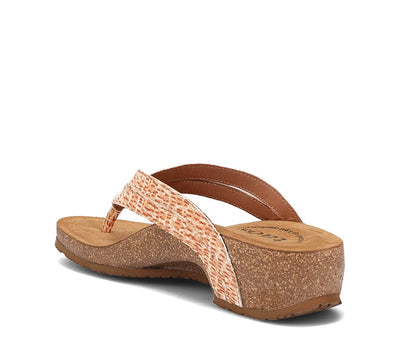 Taos Footwear Women's Link Terracotta Multi Sandal 8-8.5 M US