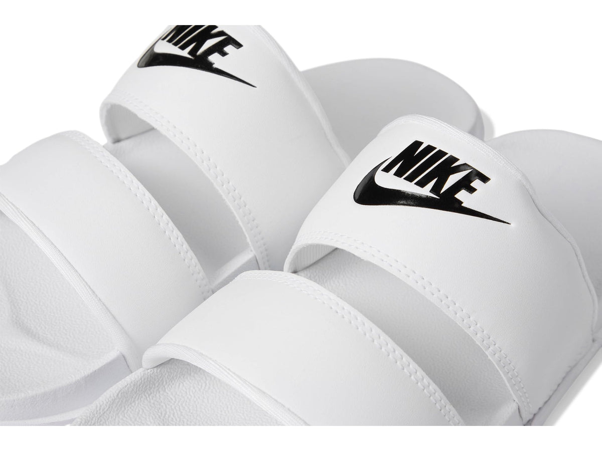 Nike Women's Offcourt Duo Slide Sandal, White/Black/White, 10