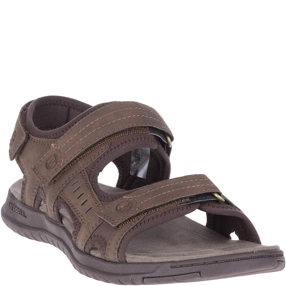 Merrell Men's VERON Convertible Sandal, Dark Earth, 13