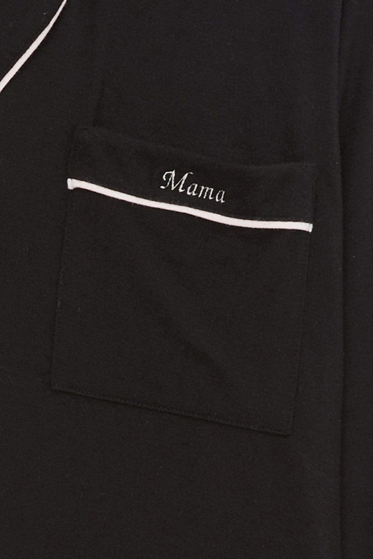 Eberjey Gisele Long PJ Set, Sorbet Pink/Black, Small