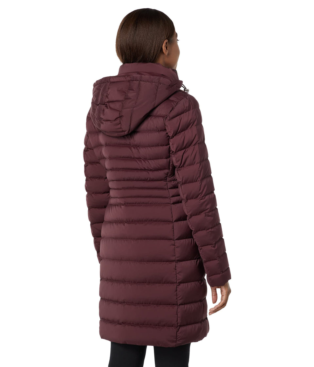 Michael Kors 3/4 Zip Front Lightweight Down Jacket M825095F74 Burgundy SM