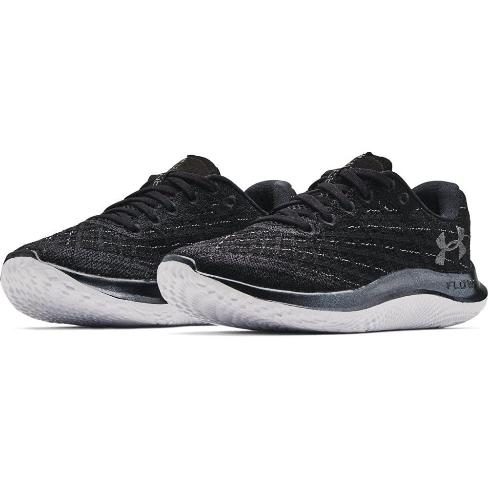 Under Armour Womens Flow Velociti Wind Synthetic Textile Black Black Trainers 7 US
