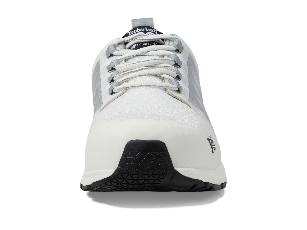 Timberland PRO® Radius Composite Safety Toe Shoes for Men – PRO Flex Technology – HoverSpring Foam White/Grey 8 E - Wide