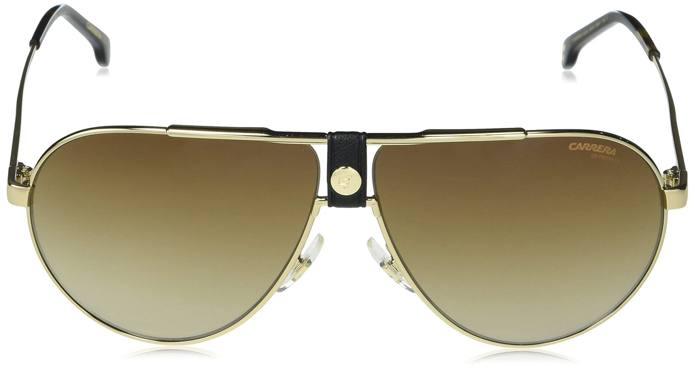 Carrera Men's 1033/S Pilot Sunglasses, Gold/Brown Gradient, 63mm, 11mm