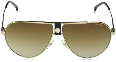 Carrera Men's 1033/S Pilot Sunglasses, Gold/Brown Gradient, 63mm, 11mm