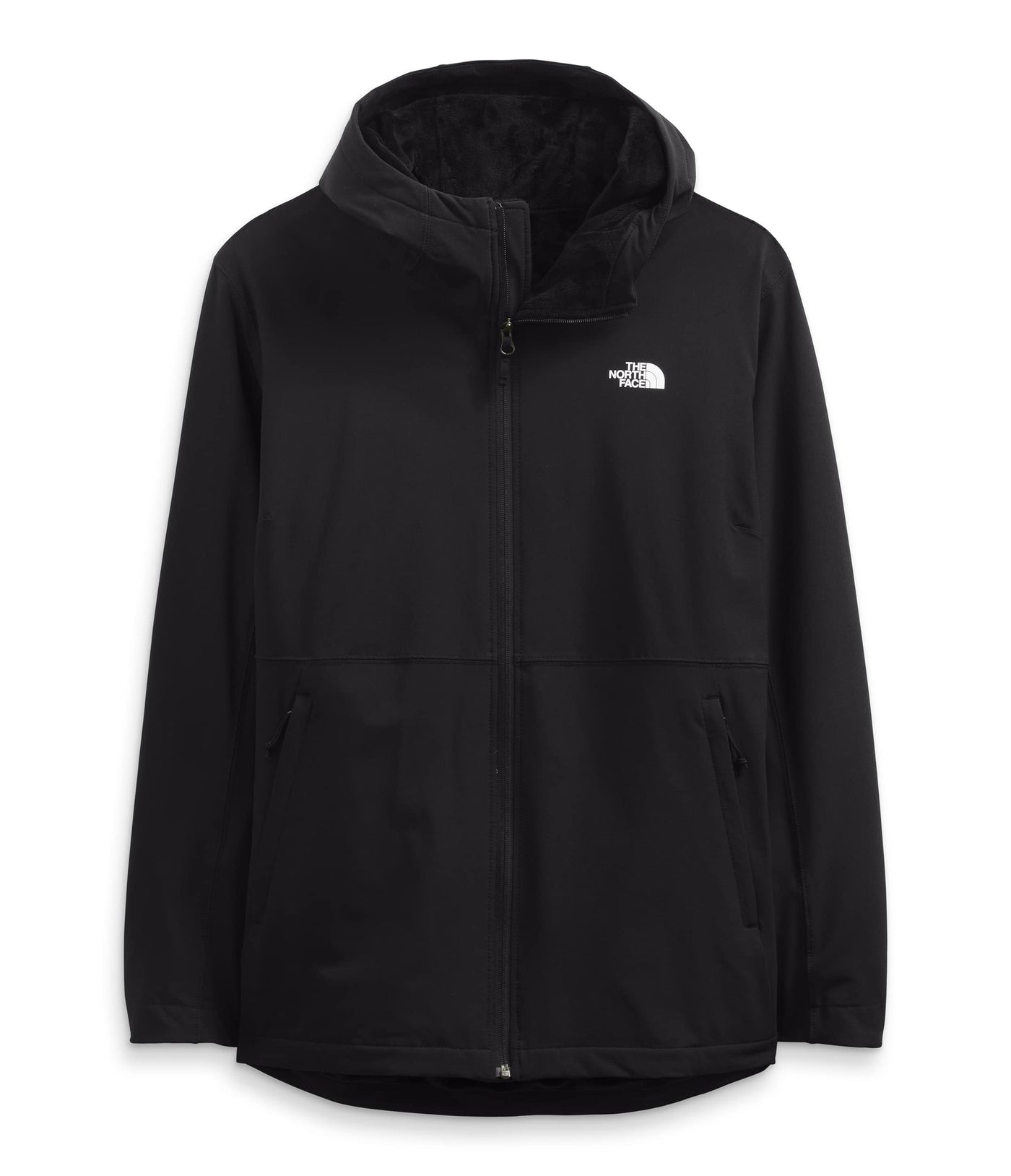 THE NORTH FACE Women's Shelbe Raschel Hoodie (Standard and Plus Size), TNF Black 2, 3X Plus