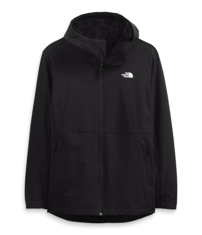 THE NORTH FACE Women's Shelbe Raschel Hoodie (Standard and Plus Size), TNF Black 2, 3X Plus