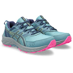 ASICS Women's Gel-Venture 9 Running Shoes, 7.5, GRIS Blue/DEEP Ocean