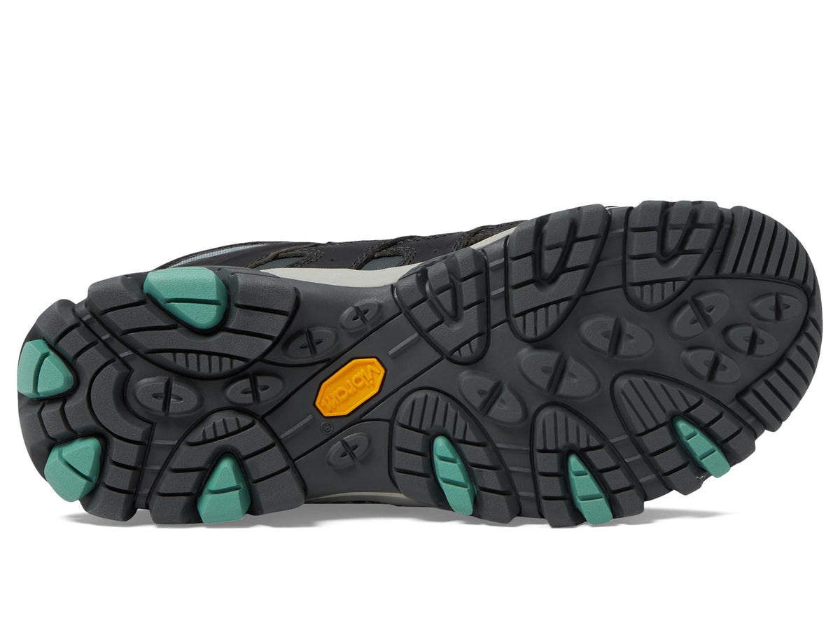 Merrell Women's Moab 3 Thermo Mid Waterproof Snow Boot, Rock/Jade, 7.5