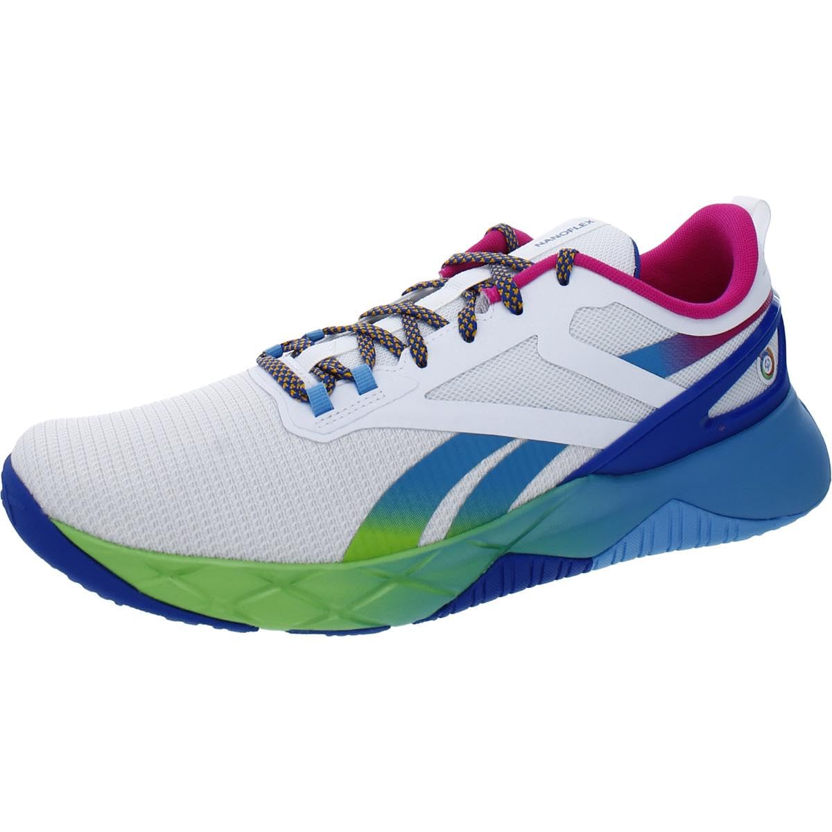 Reebok Nanoflex Parafit TR 6.5 Women/5 Men White/Always Blue/Vector Blue