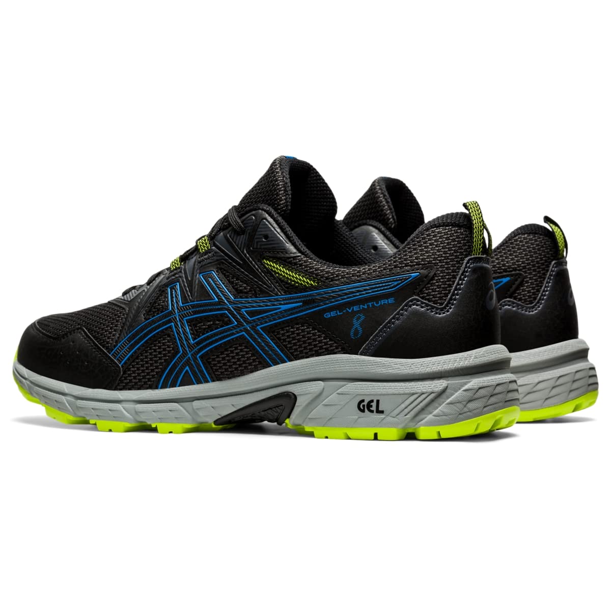 ASICS Men's Gel-Venture® 8 Running Shoes, 7.5, Black/Directoire Blue