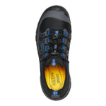 KEEN Utility Men's Birmingham Low Height Composite Toe Athletic Work Sneakers, Magnet/Bright Cobalt, 11.5 Wide