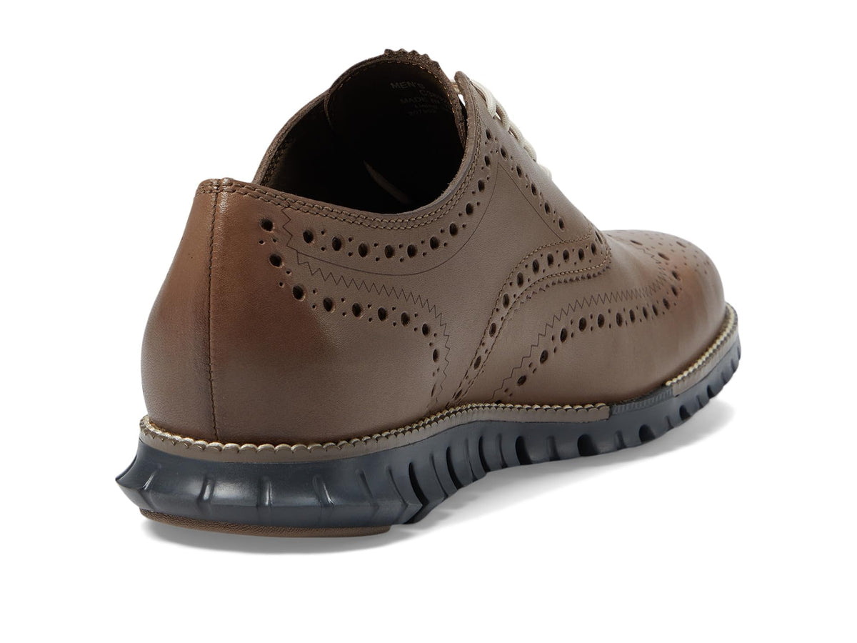 Cole Haan Men's Zerogrand Wing Tip Oxford, Irish Coffee Turbulence, 15