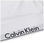 Calvin Klein Modern Cotton Unlined Wireless Bralette, White, Large