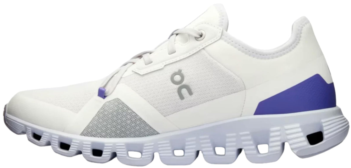 On Women's Cloud X 3 AD Sneakers, Undyed | Nimbus, Blue, Purple, 10.5 Medium US