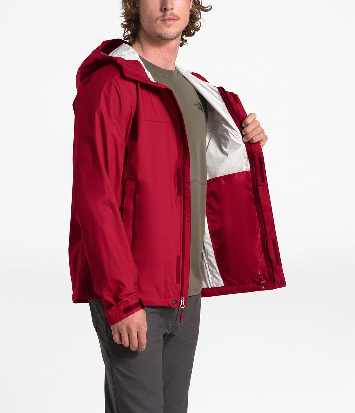 THE NORTH FACE Venture 2 Hooded Jacket - Men's Cardinal Red, XL
