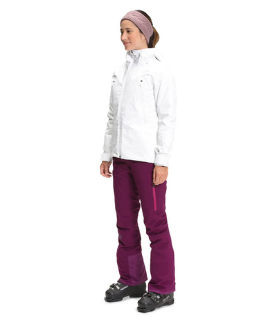 THE NORTH FACE Women's Clementine Triclimate Insulated Ski Jacket, TNF White, Large