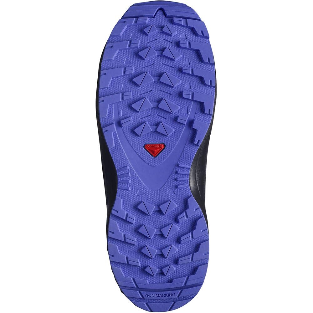 Salomon Kids XA PRO V8 CLIMASALOMON™ Waterproof Trail Running Shoes, Astral Aura/Black/Purple Heather, 7.5 Big Kid