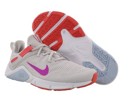 Nike Womens Legend Essential Workout Gym Running Shoes Gray 8.5 Medium (B,M)