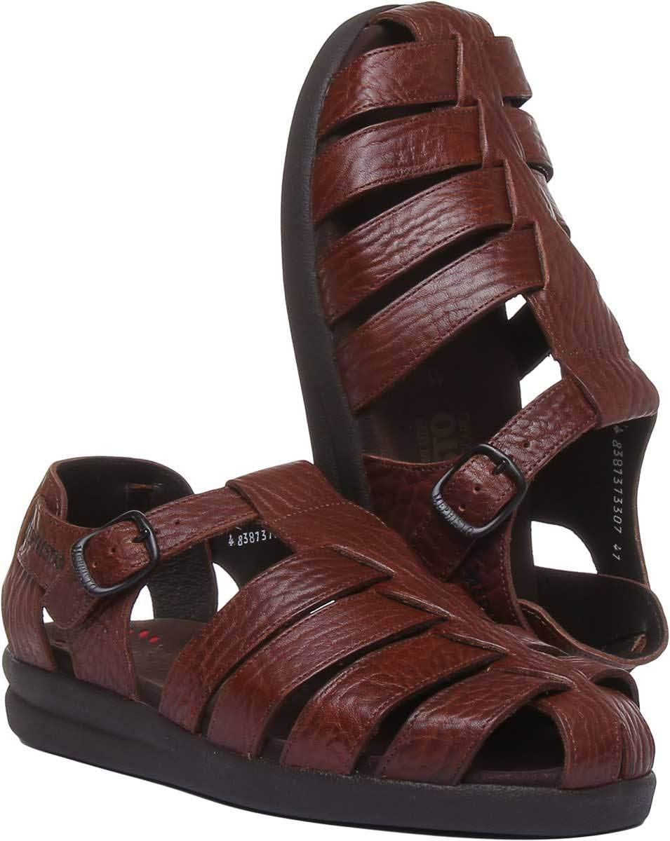 Mephisto SAM MAMOUTH Desert Brown Leather Sandal for Men 46(EUR) 12(US)