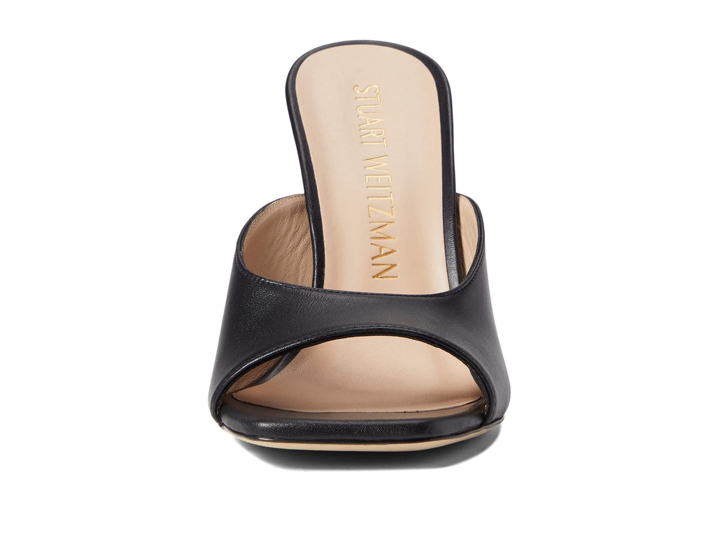 Stuart Weitzman Womens Tia 100 Lucite Wedge Black 7 B