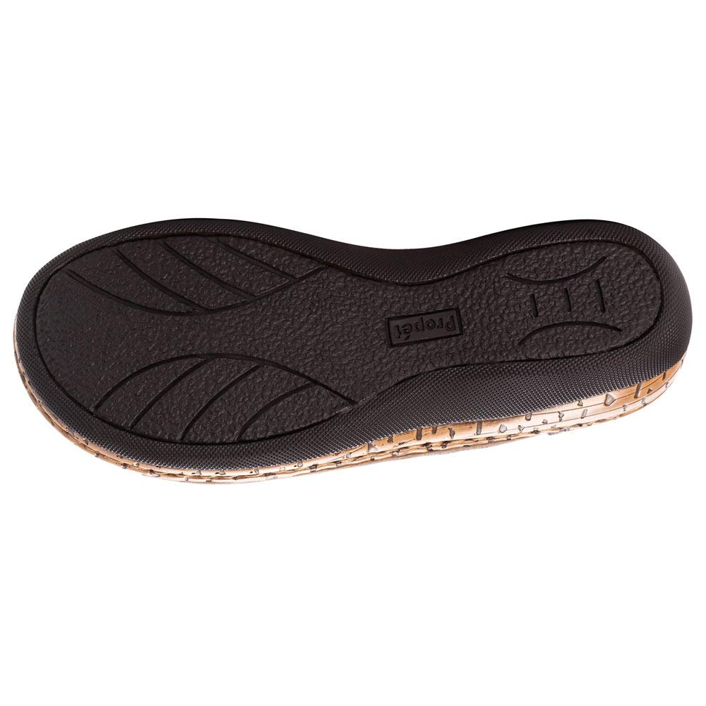 Propét Women's Joelle Slide Sandal, Black, 9.5 M US
