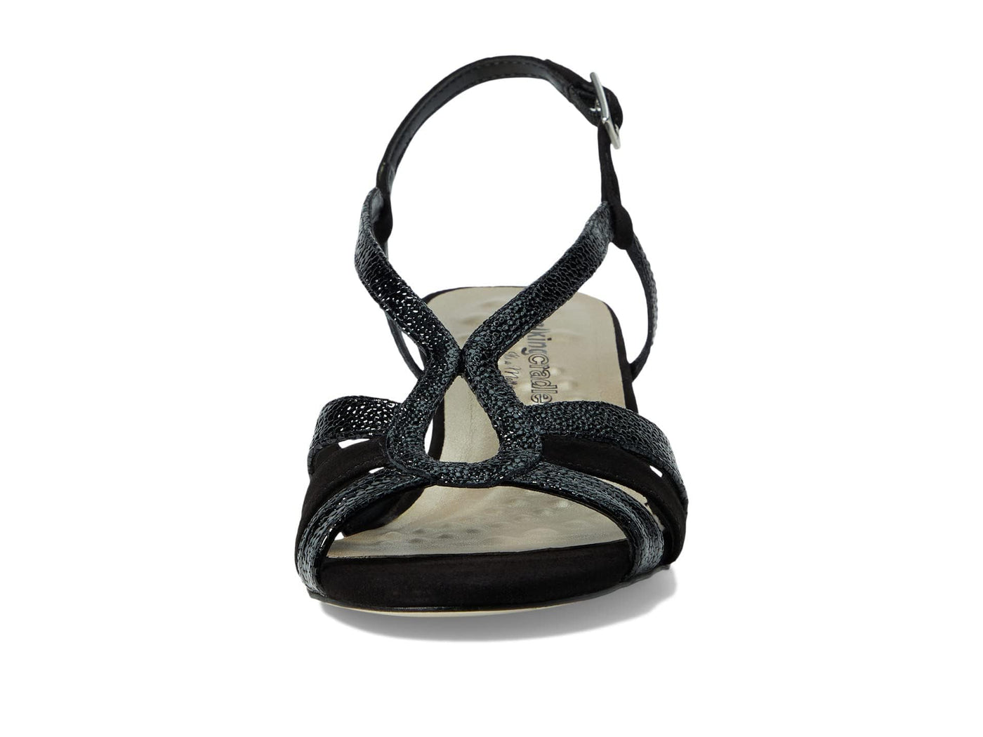 Walking Cradles Leandra Black Suede/Patent 9.5 M (B)
