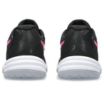 ASICS Women's Upcourt 5 Volleyball Shoes, 6, Black/HOT Pink