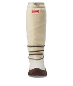Hunter Wanderer Tall Sherpa Snow Boot White Willow/Brown Bolt 10 M