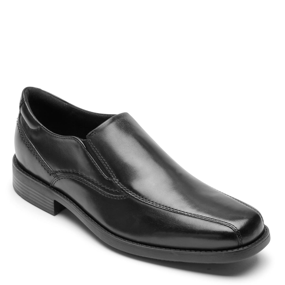 Rockport Men's, Greyson Bike Toe Slip-On Black 8 M
