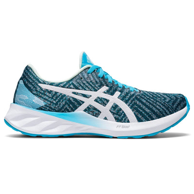 ASICS Women's Roadblast Running Shoes, 9, Aquarium/White