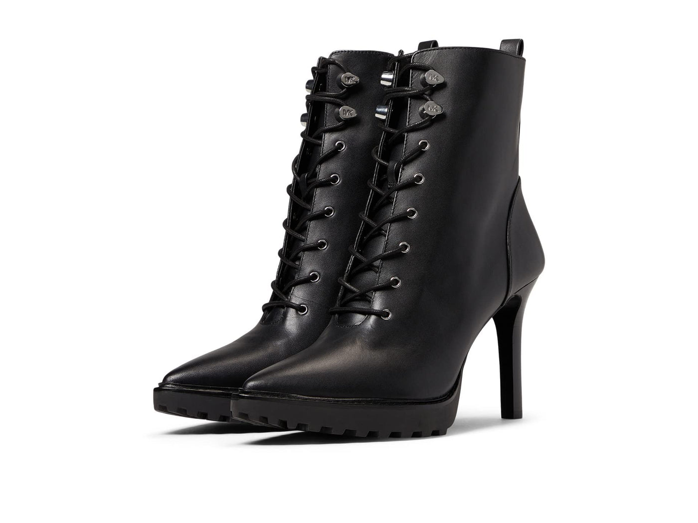 Michael Kors Kyle Lace-Up Bootie Black 5.5 M