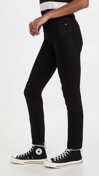 AG Adriano Goldschmied Women's Alexxis Slim Jeans, Blackboard, 28