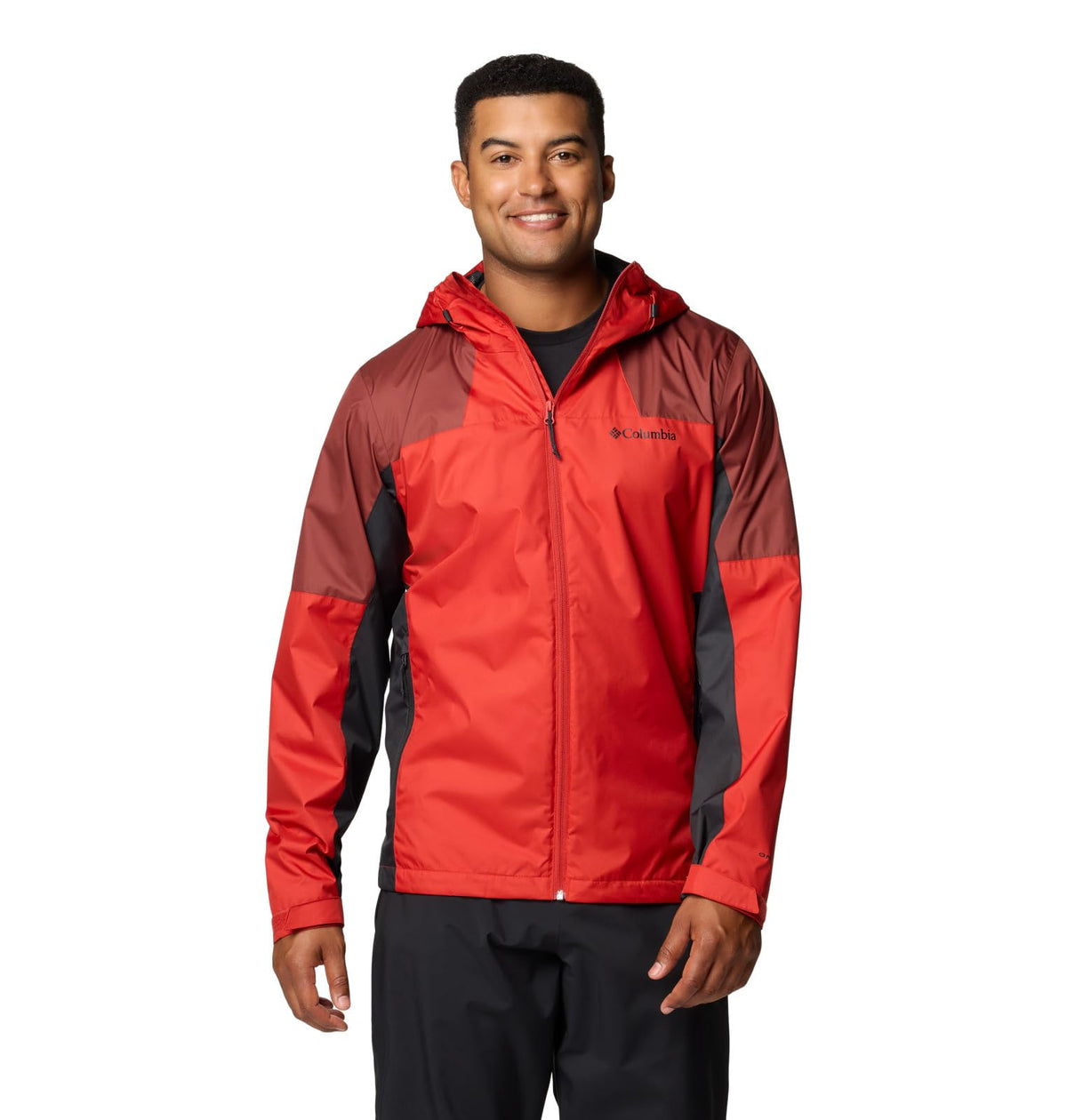 Columbia Men's Inner Limits III Jacket, Sail Red/Spice/Black, Large