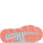 Saucony Girl's Wind Sneaker, Purple/Grey, 1 M US Big Kid