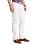 POLO RALPH LAUREN Varick Slim Straight Jean Hudson White 33 30