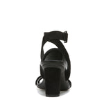 Vionic Women's Garnet Yasmin Strappy Heel Sandal-Supportive Ladies Leather Heels That Include Three-Zone Comfort with Orthotic Insole Arch Support, Black 9 Medium