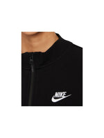 Nike Womens Black Stretch Pocketed Zippered Cuffed Ribbed Relaxed Fit Long Sleeve Mock Neck Zip Up Jacket S
